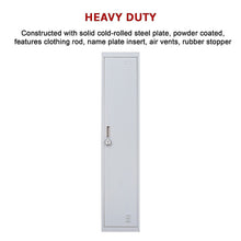 Load image into Gallery viewer, One-Door Office Gym Shed Clothing Locker Cabinet
