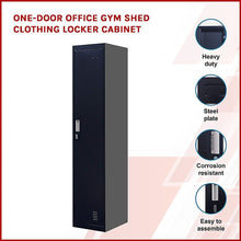 Load image into Gallery viewer, One-Door Office Gym Shed Clothing Locker Cabinet

