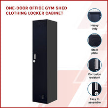 Load image into Gallery viewer, One-Door Office Gym Shed Clothing Locker Cabinet
