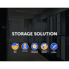 Load image into Gallery viewer, 2-Door Vertical Locker for Office Gym Shed School Home Storage
