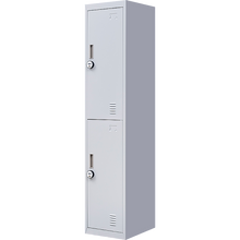 Load image into Gallery viewer, 2-Door Vertical Locker for Office Gym Shed School Home Storage
