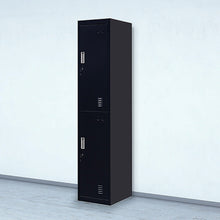 Load image into Gallery viewer, 2-Door Vertical Locker for Office Gym Shed School Home Storage
