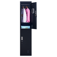 Load image into Gallery viewer, 2-Door Vertical Locker for Office Gym Shed School Home Storage
