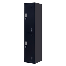 Load image into Gallery viewer, 2-Door Vertical Locker for Office Gym Shed School Home Storage
