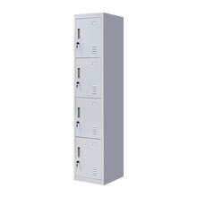 Load image into Gallery viewer, 4-Door Vertical Locker for Office Gym Shed School Home Storage
