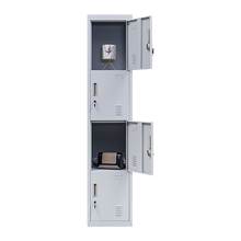 Load image into Gallery viewer, 4-Door Vertical Locker for Office Gym Shed School Home Storage
