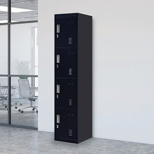 Load image into Gallery viewer, 4-Door Vertical Locker for Office Gym Shed School Home Storage
