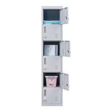 Load image into Gallery viewer, 6-Door Locker for Office Gym Shed School Home Storage
