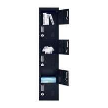 Load image into Gallery viewer, 6-Door Locker for Office Gym Shed School Home Storage
