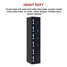 Load image into Gallery viewer, 6-Door Locker for Office Gym Shed School Home Storage
