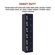 Load image into Gallery viewer, 6-Door Locker for Office Gym Shed School Home Storage
