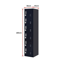 Load image into Gallery viewer, 6-Door Locker for Office Gym Shed School Home Storage
