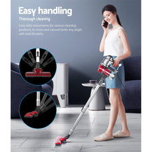 Load image into Gallery viewer, Devanti Corded Handheld Bagless Vacuum Cleaner - Red and Silver
