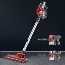 Load image into Gallery viewer, Devanti Corded Handheld Bagless Vacuum Cleaner - Red and Silver
