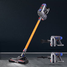 Load image into Gallery viewer, Handheld Cordless Stick Handheld Bagless 2-Speed LED Headlight Gold Vacuum Cleaner

