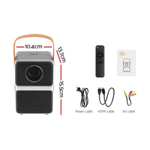 Load image into Gallery viewer, Devanti Portable Mini Video Projector 4K Wifi Home Theater HDMI Support 1080P
