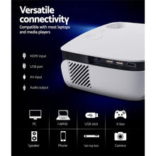 Load image into Gallery viewer, Devanti Mini Video Projector Wifi USB HDMI Portable HD 1080P Home Projector
