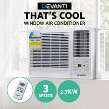 Load image into Gallery viewer, Window Air Conditioner Portable 2.7kW Wall Cooler Fan Cooling Only
