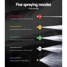Load image into Gallery viewer, Giantz 4800PSI 20M Petrol High Pressure Cleaner Washer Water Jet Hose Gurney
