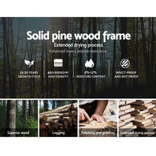Load image into Gallery viewer, Artiss Bed Frame King Single Size Wooden Mattress Base Timber Platform
