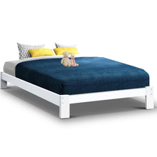 Load image into Gallery viewer, Artiss Bed Frame Double Size Wooden Bed Base JADE Timber Foundation Mattress
