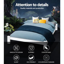 Load image into Gallery viewer, Artiss Bed Frame Double Size Wooden Bed Base JADE Timber Foundation Mattress

