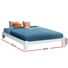 Load image into Gallery viewer, Artiss Bed Frame Queen Wooden Bed Base Frame Size Timber Mattress Platform
