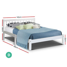 Load image into Gallery viewer, Double Wooden Bed Frame
