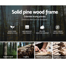Load image into Gallery viewer, King Single Wooden Bed Frame - White
