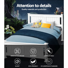 Load image into Gallery viewer, Artiss Queen Size Wooden Bed Frame Kids Adults Timber
