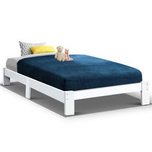 Load image into Gallery viewer, Artiss Bed Frame Single Wooden Bed Base Frame Size JADE Timber Mattress Platform
