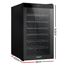 Load image into Gallery viewer, 28 Bottles Glass Door Thermoelectric Wine Cooler
