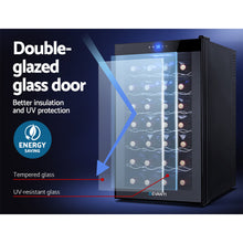 Load image into Gallery viewer, 28 Bottles Glass Door Thermoelectric Wine Cooler
