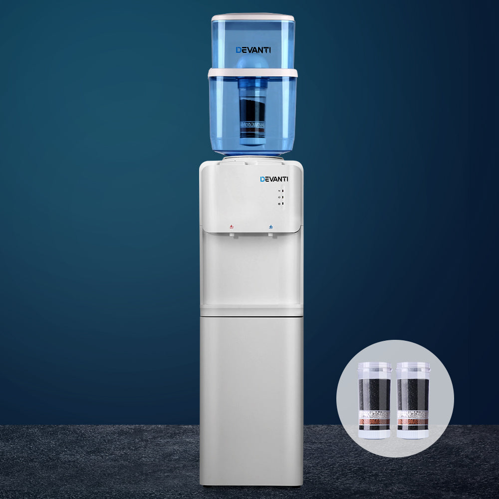 22L Water Cooler Dispenser Hot Cold Taps Purifier Filter Replacement