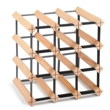 Load image into Gallery viewer, Artiss 12 Bottle Timber Wine Rack
