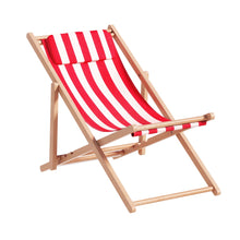 Load image into Gallery viewer, Gardeon Outdoor Deck Chair Wooden Sun Lounge Folding Beach Patio Furniture Red
