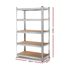 Load image into Gallery viewer, Durable Steel Warehouse Racking Rack - Silver 90 x 40 x 180cm
