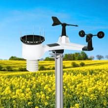 Load image into Gallery viewer, Devanti Weather Station Indoor Outdoor Wireless WiFi Professional Solar Sensor
