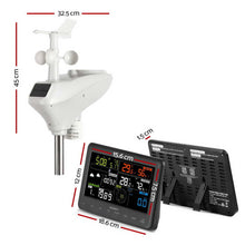 Load image into Gallery viewer, Devanti Wireless WiFi Professional Weather Station Solar Sensor LCD UV Light

