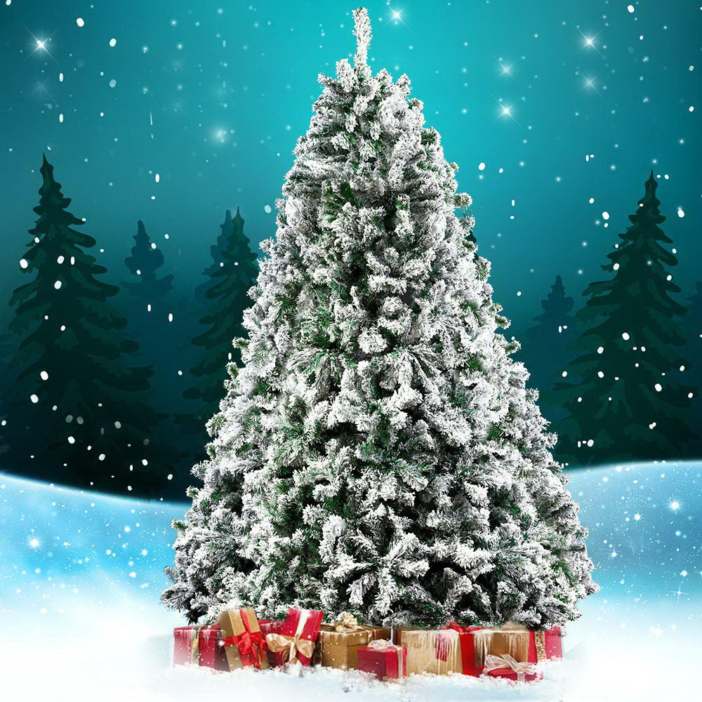Snowy Christmas Tree 2.1M 7FT 1106 Tips
