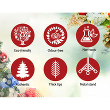 Load image into Gallery viewer, Jingle Jollys Christmas Tree 2.4M Xmas Tree Decorations Snow Flocked 1500 Tips

