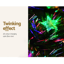Load image into Gallery viewer, Jingle Jollys 1.5m Christmas Tree Optic Fibre LED Xmas tree Multi Colour
