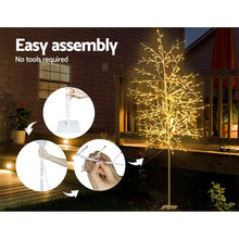 Load image into Gallery viewer, 2.1M LED Christmas Branch Tree 480 LED Xmas Warm White Optic Fiber
