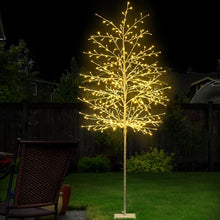 Load image into Gallery viewer, 2.1M LED Christmas Branch Tree 480 LED Xmas Warm White Optic Fiber
