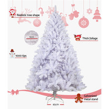 Load image into Gallery viewer, Jingle Jollys Christmas Tree 2.1m 1000 White Tips Xmas Tree Decorations
