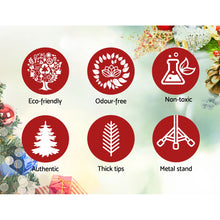 Load image into Gallery viewer, Jingle Jollys Christmas Tree 2.4m Snow Flocked Xmas Tree Decorations 1291 Tips
