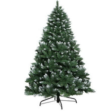 Load image into Gallery viewer, Jingle Jollys Christmas Tree 2.4m Snowy Xmas Tree Decoration 1400 Tips
