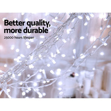 Load image into Gallery viewer, Jingle Jollys 6X3M Christmas Curtain Fairy Lights String 600LED Party Wedding CW
