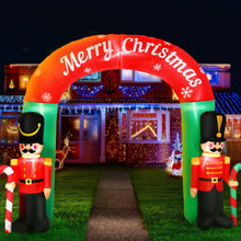 Load image into Gallery viewer, Jingle Jollys Christmas Inflatable Nutcracker Archway 3M Outdoor Decorations
