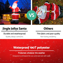 Load image into Gallery viewer, 5M Christmas Inflatable Santa Decorations Outdoor Air-Power Light

